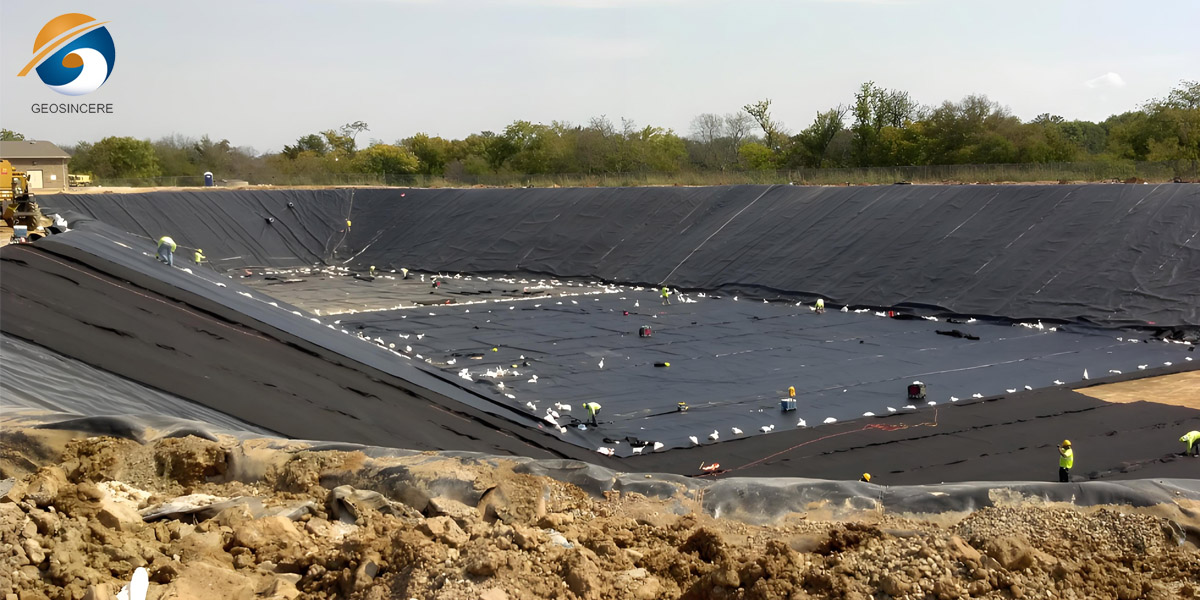 Пленка HDPE для прудов для хранения и удержания воды Пленка HDPE для прудов для хранения и удержания воды
