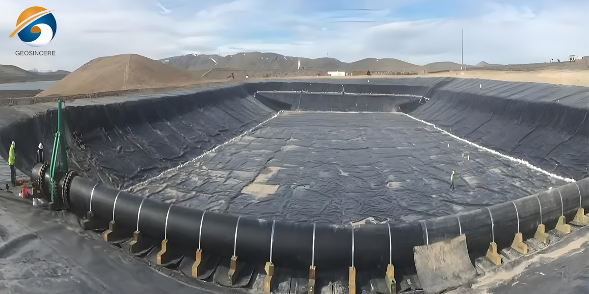 HDPE-геомембрана для герметизации  HDPE-геомембрана для герметизации