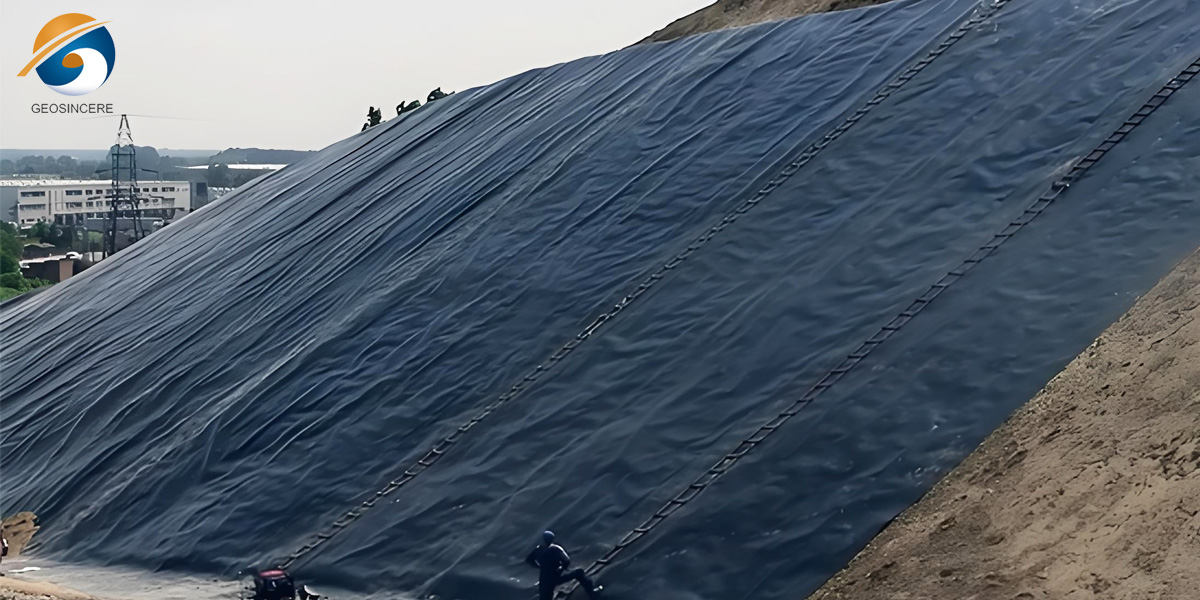 Геомембрана из HDPE для гидроизоляции плотин Геомембрана из HDPE для гидроизоляции плотин