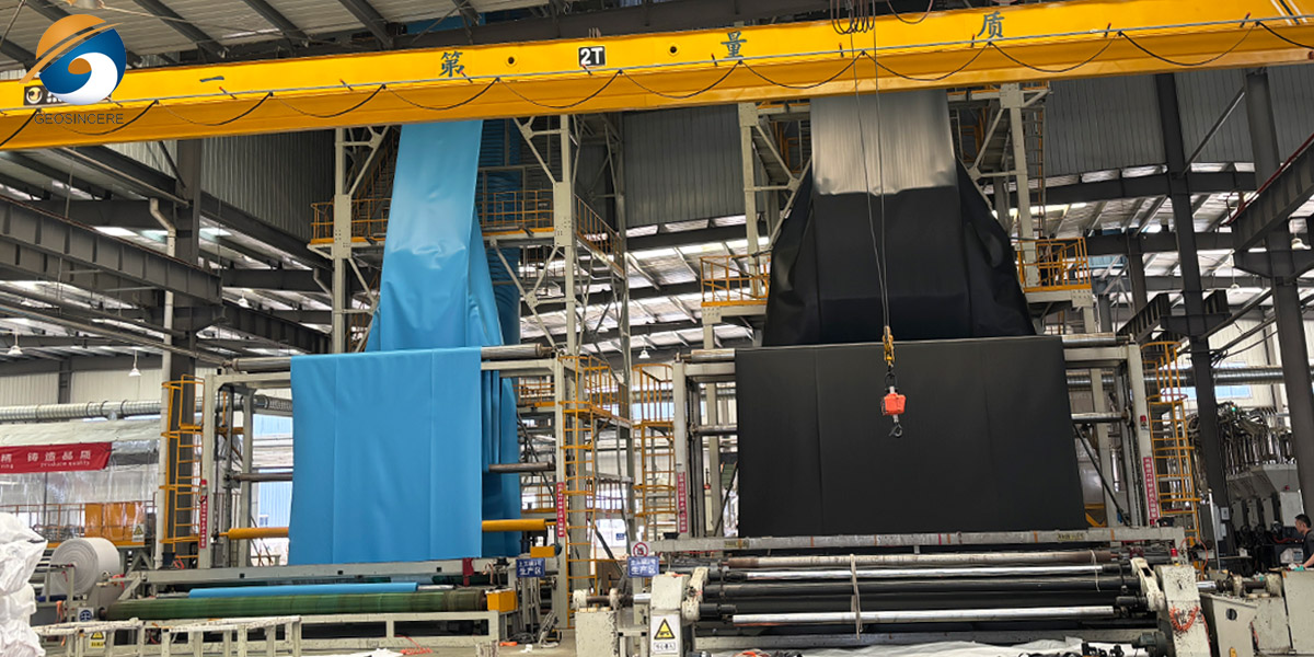 GEOSINCERE Геосинтетика Геомембрана ПВД для пруда с рыбой GEOSINCERE Геосинтетика Геомембрана ПВД для пруда с рыбой