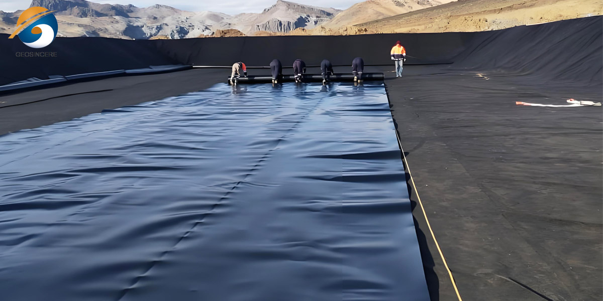 Геомембрана HDPE 1 мм для водохранилищ и резервуаров Геомембрана HDPE 1 мм для водохранилищ и резервуаров