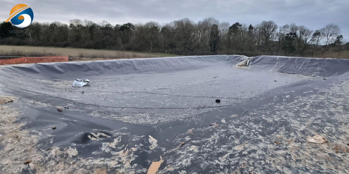 Полиэтиленовая геомембрана для гидротехнических сооружений