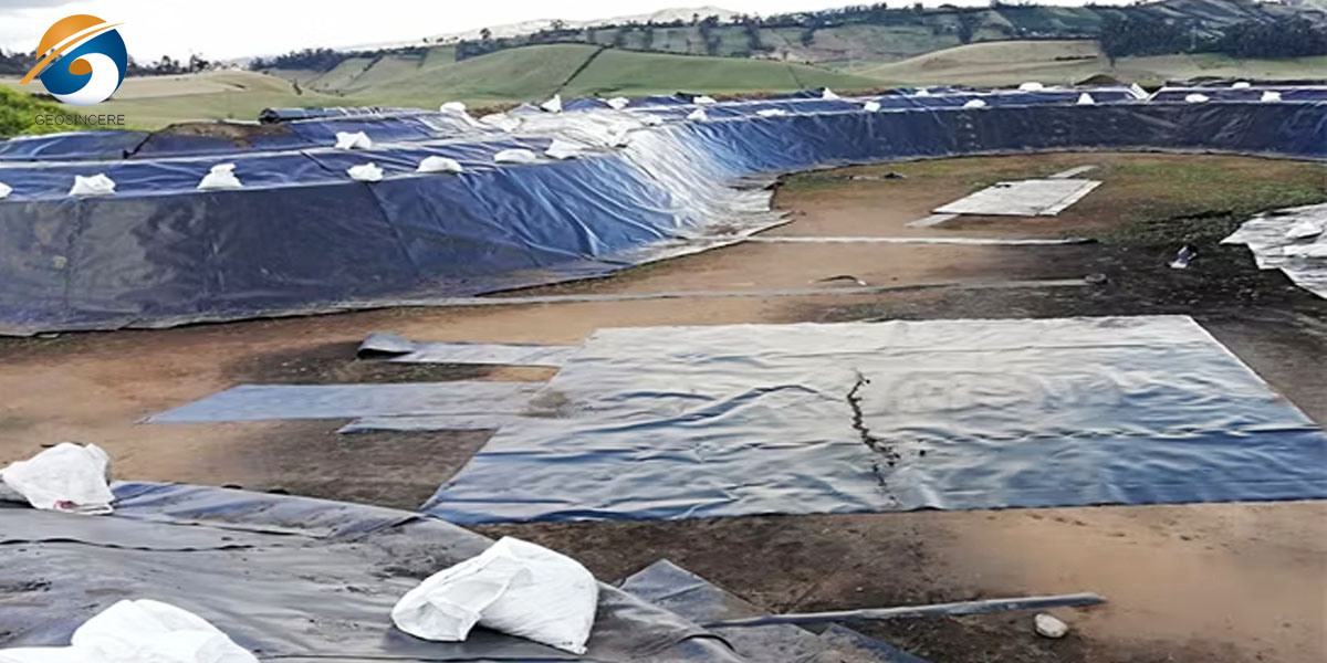 Гибкая геомембрана LLDPE для водоудержания