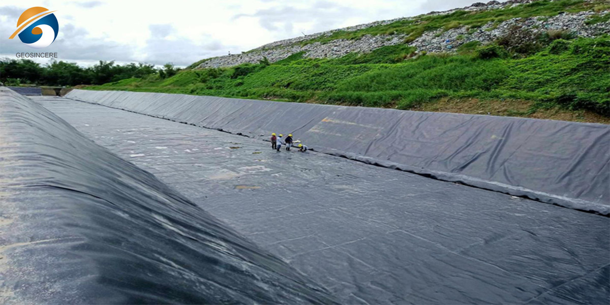 Геомембрана LLDPE для резервуаров и водохранилищ