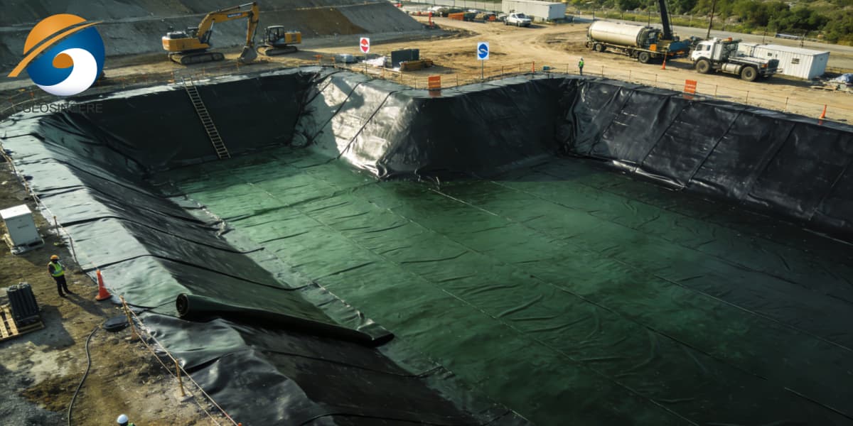 Геомембрана HDPE 1 мм Для Сельскохозяйственных Водоемов Геомембрана HDPE 1 мм Для Сельскохозяйственных Водоемов